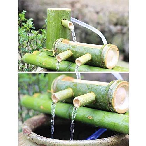 [即日発送] 日本庭園の装飾、竹の噴水キットポンプ付きソーラー竹低水噴水、日本の禅の装飾の滝屋内/屋外の竹の滝、長さ65cm 【MYK6196554370】(21708円)