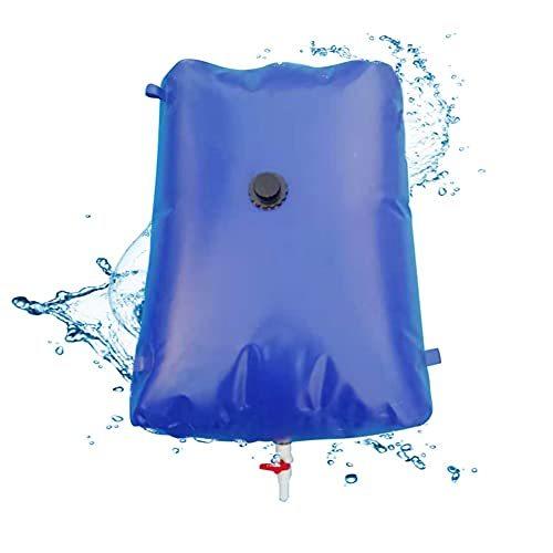 上品な 非常用水タンク、大容量貯水コンテナ折りたたみ式フレキシブルウォーターバケット緊急用水コンテナ、農業用 XJJUN 1.25x0.8x50m) : Size Blue, : (Color 水筒
