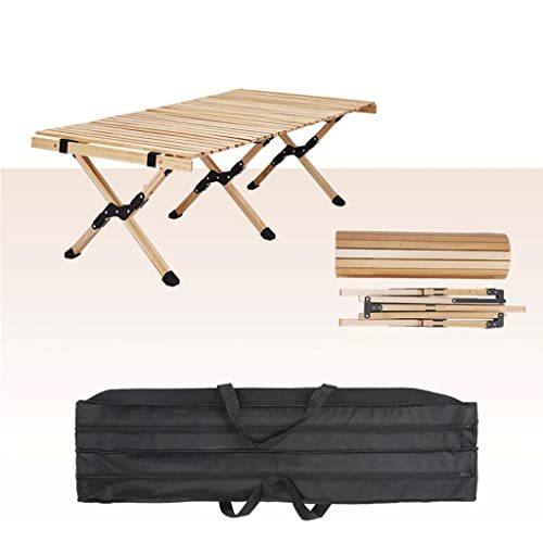 国内発送 キャンプ用折りたたみ式テーブルエッグロールテーブルトップ折りたたみ式ピクニックテーブルバッグ付き折りたたみ式ビーチテーブルパーティー用rvingbbq Garden アウトドアテーブル Jeuneschirurgiens Com