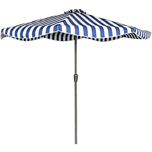 ガーデンパラソルパラソルハンギング傘、ビーチ プール パティオ用の8リブ付き保護八角形キャノピー傘 日傘 折りたたみ 日よけ