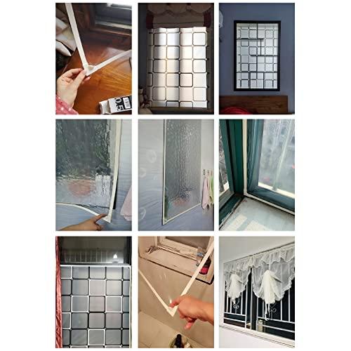 最大85％オフ！ CAND JAPAN磁気屋内窓断熱キット、防水板冬用断熱フィルム、屋内防風密閉窓、二次ガラスパティオドア省エネ、カスタマイズサイズ - 8