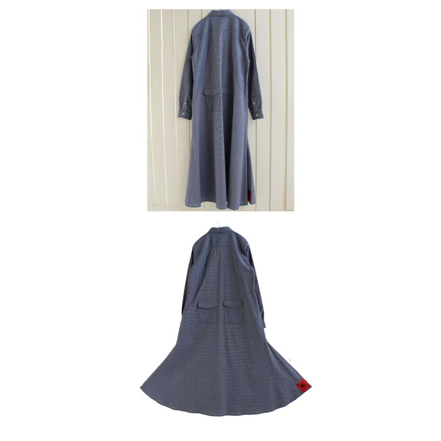 パケット便 砂時計ストライプシャツワンピース コットン シャツ 春 初夏 秋 着丈 130cm 1cm ネイビー レディース ワンピース ロング On 0097 Canday 通販 Yahoo ショッピング