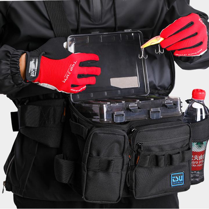 フィッシングバッグ ブラック Mサイズ ヒップバッグ 磯バッグ 渓流バッグ ルアー 釣り ウエストバッグ 釣りバッグ19ｓ |  | 12