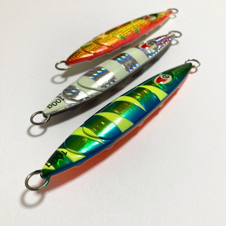 メタルジグ 100ｇ 3個セット スロージグ新品 スロージギング ハードルアー 青物 ブリ ヒラマサ 太刀魚等に |  | 06