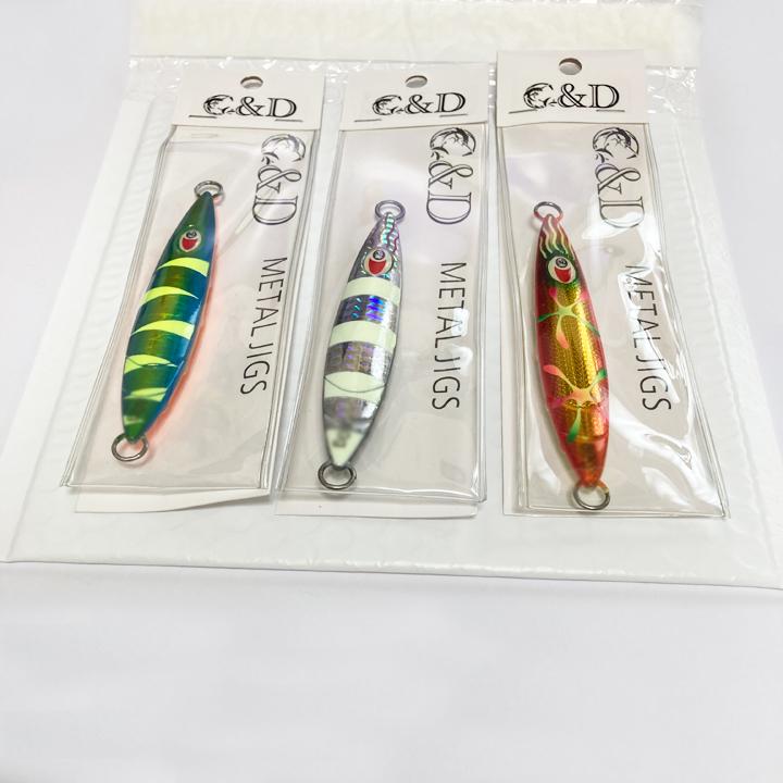 メタルジグ 100ｇ 3個セット スロージグ新品 スロージギング ハードルアー 青物 ブリ ヒラマサ 太刀魚等に |  | 08