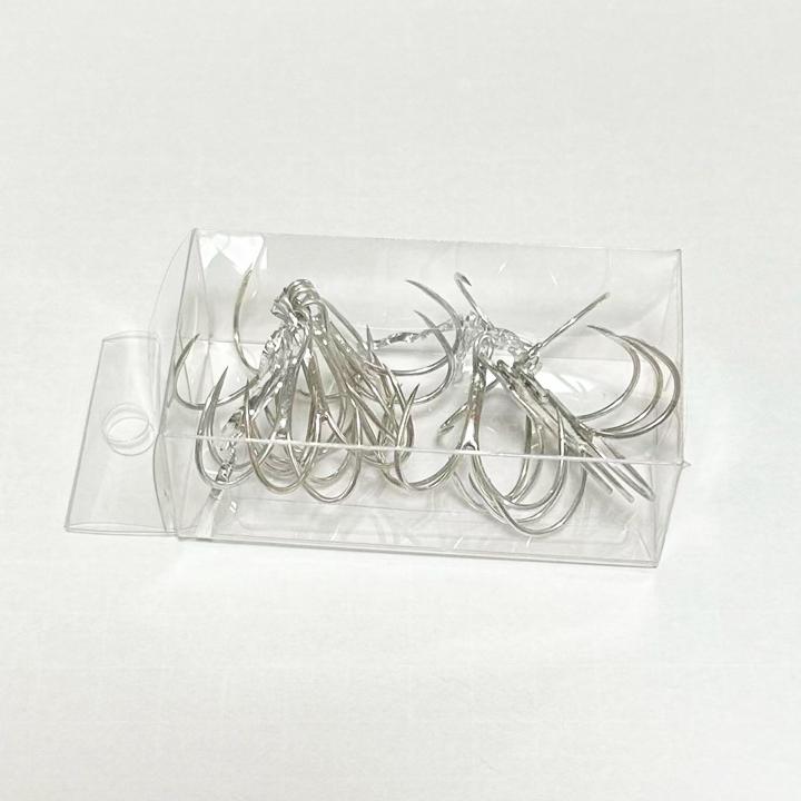 太刀魚四本鈎 アシストフック（10枚組）L(18#) 太刀魚 ジグ用アシストフック 太刀魚針 太刀魚ジギング カットウ針 太刀魚フックク | 