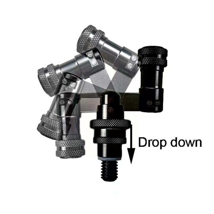 タモジョイント レッド 玉枠用ジョイント 折り畳みジョイント 簡単に取り付け　ランディングネットジョイント |  | 03