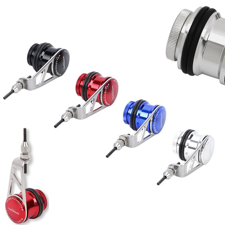 高速配送 ノット結束機 ブルー ボビンノッター ライン結び器 フィッシングツール 便利グッズ釣り具 フィッシングツールフィッシング 釣り道具 Materialworldblog Com