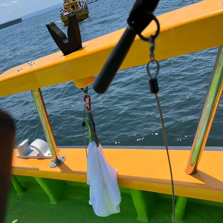 ストレートコード ストラップ付き お尻ベルト2個 竿の落下防止 尻手ロープ ワイヤー内蔵 |  | 06