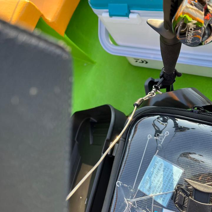 ストレートコード ストラップ付き お尻ベルト2個 竿の落下防止 尻手ロープ ワイヤー内蔵 |  | 07