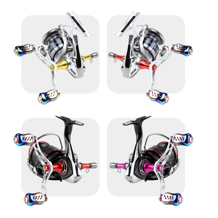 お手軽価格で贈りやすい リールハンドル レッド 航空アルミ製 スピニングリール用 通用 ダイワ シマノ パーツ リール ダブルハンドル 98mm 改良 リールパーツ スピニングリールパーツ Lifeinlacruz Com