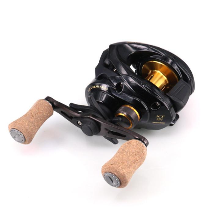 リールハンドル ブラック リールパーツ 釣り ルアー カーボン製