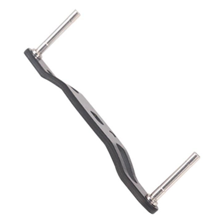 リールハンドル ブラック リールパーツ 釣り ルアー カーボン製