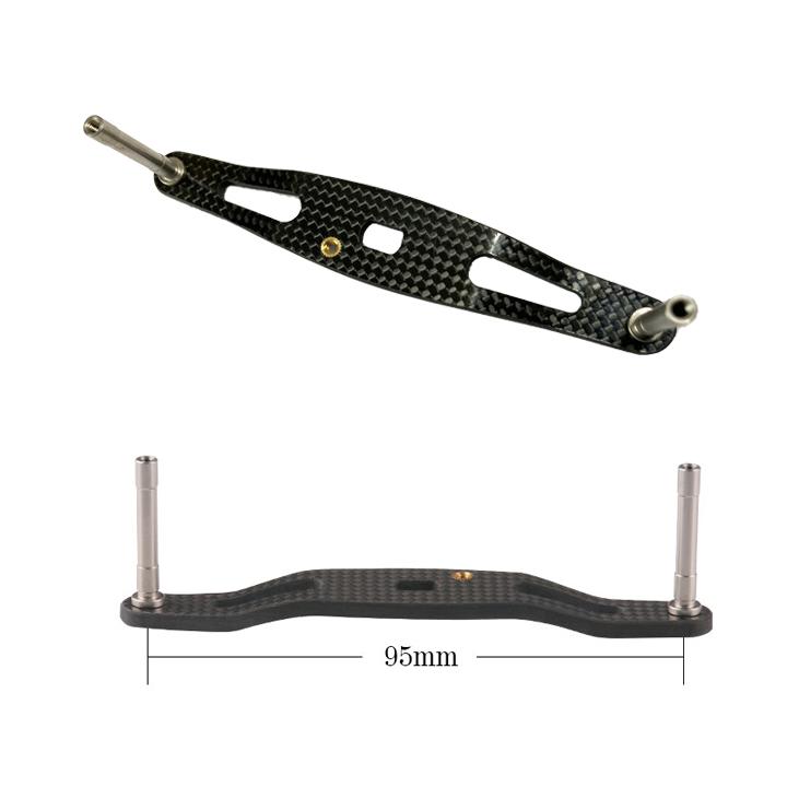 カスタムカーボンハンドル95mmブラック カスタムカーボンハンドル95mmブラック