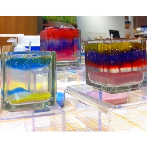 キャンドル用グラス キューブs 12個セット ジェルキャンドル ゼリーキャンドル キャンドルグラス Cube S 12p キャンドル夢工房 通販 Yahoo ショッピング