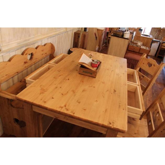 家具 木製 食卓 食卓テーブル 新生活 組立簡単 北欧 無垢 パイン材