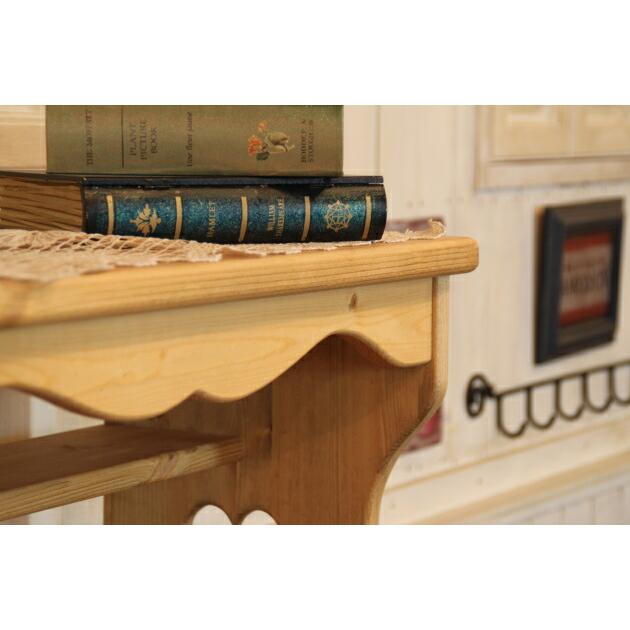 パソコンデスク カントリー家具 無垢 北欧 パイン材 北欧パイン