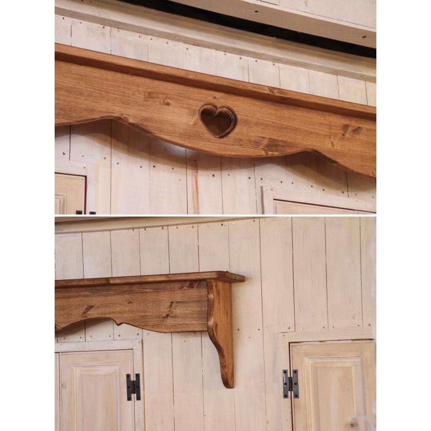 ハンドメイド カントリー調 カントリー家具 壁掛けシェルフ ハンドメイド カントリー調 カントリー家具 壁掛けシェルフ
