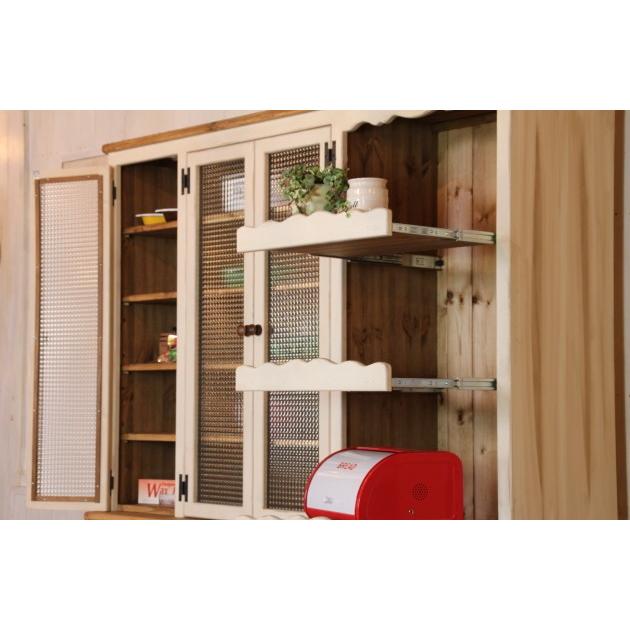 カップボード 幅160 高さ200 日本製 カントリー 家具 手作り 木 木製