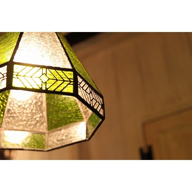 LED電球対応】1灯 ST5 ペンダントランプ ガラスシェード ステンド