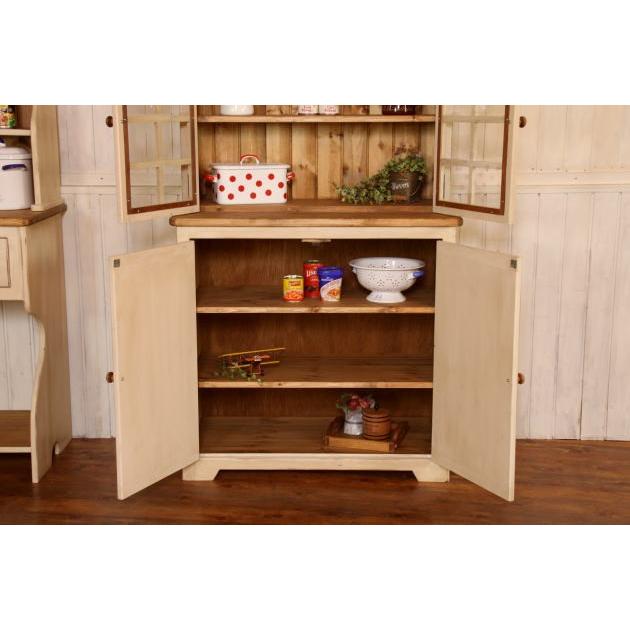 カップボード 幅90 高さ150 日本製 カントリー 家具 手作り 木 木製