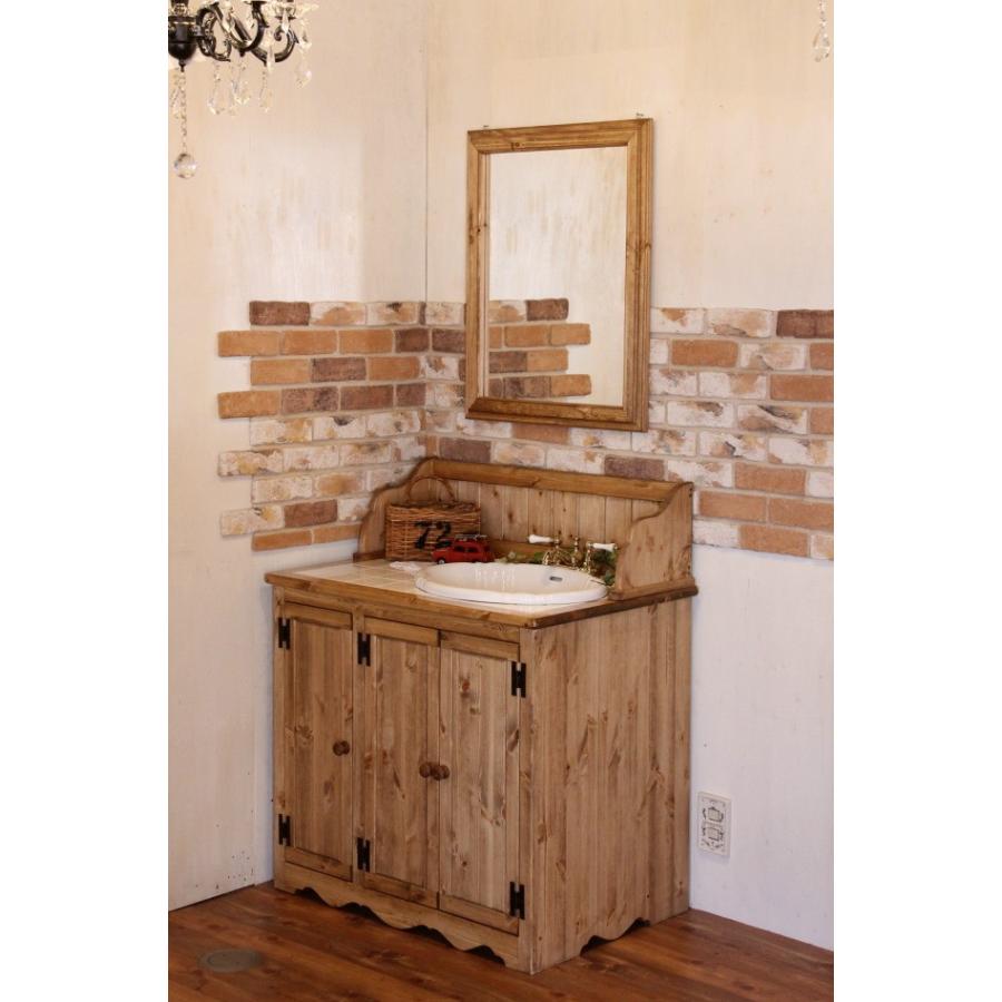 全国組立設置無料 カントリー家具 オーダー家具 手作り家具 洗面台 ドレッサー ｃｏｕｎｔｒｙ ｍｉｒｒｏｒ ３チェスト ワイドオープンウォッシュキャビネット タイ 国内最安値 Bialecieplo Pl