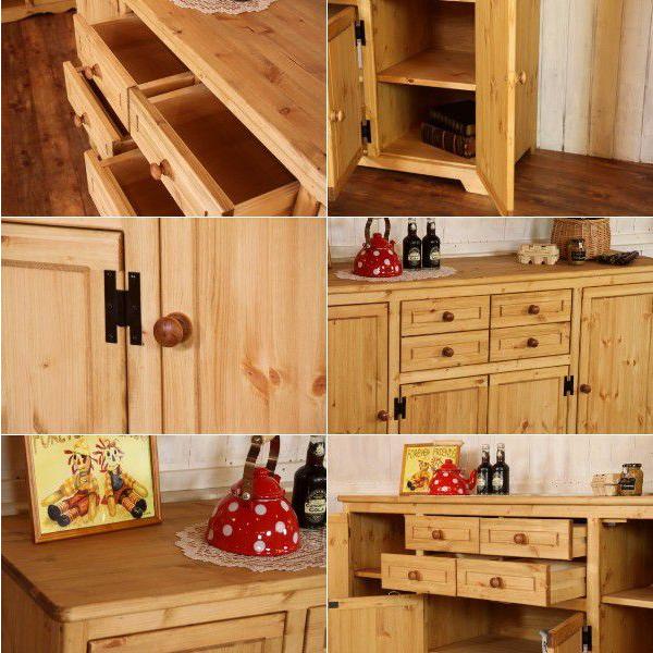 4チェスト シンプル ワイド キャビネット オーダーメイド カントリー