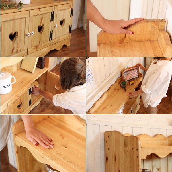 ナチュラルカントリー キャビネット ハンドメイド オーダーメイド