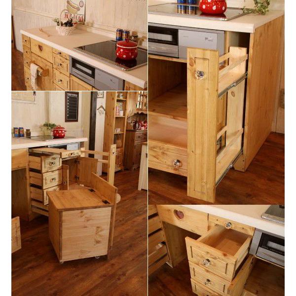 A7人気シール帳 カントリー キッチン 15 Ｗ1800 I型 オーダー家具 サイズ変更可能 北欧 無垢 木製 パイン材 収納 人造大理石 天板 セラミックトップ 【3582040140】(125488円)