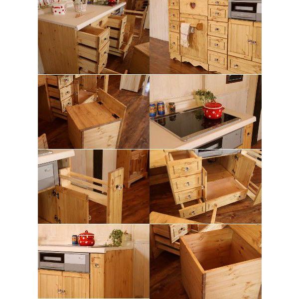 A7人気シール帳 カントリー キッチン 15 Ｗ1800 I型 オーダー家具 サイズ変更可能 北欧 無垢 木製 パイン材 収納 人造大理石 天板 セラミックトップ 【3582040140】(125488円)