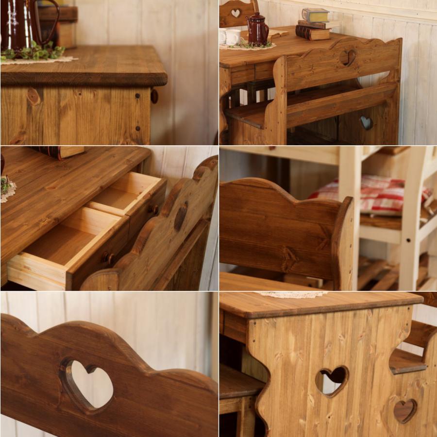 ダイニングセット カントリー ダイニングテーブル ベンチ セット W1100