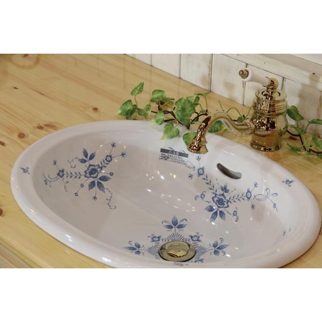 カントリー風 アンティーク風 ナチュラル風 輸入洗面ボウル ホワイト