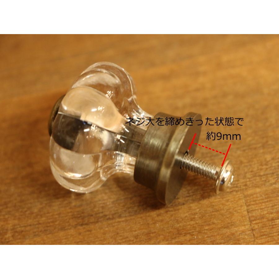 ツマミ【デイジー】 DIY 取手 ツマミ 木材 材料 大工 クリスタル 家具