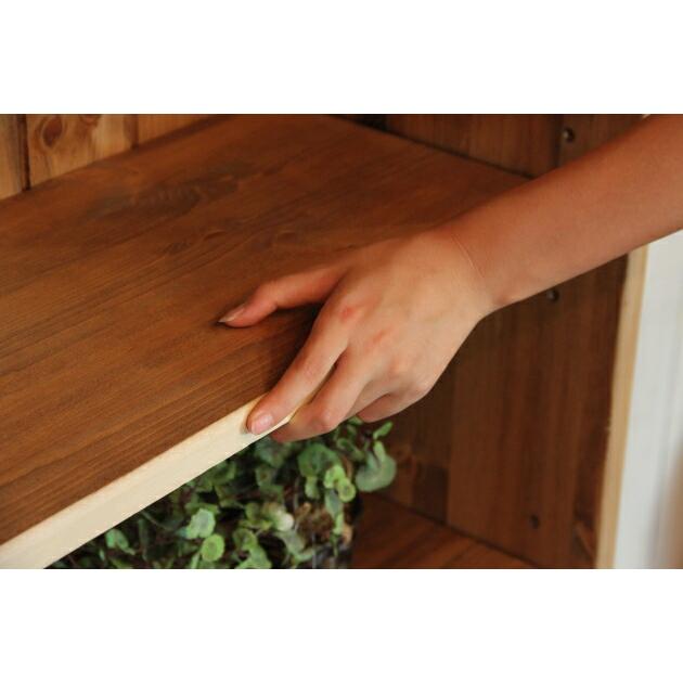 NC・ブックシェルフ・W1000 本棚 カントリー家具 薄型 完成品 大容量