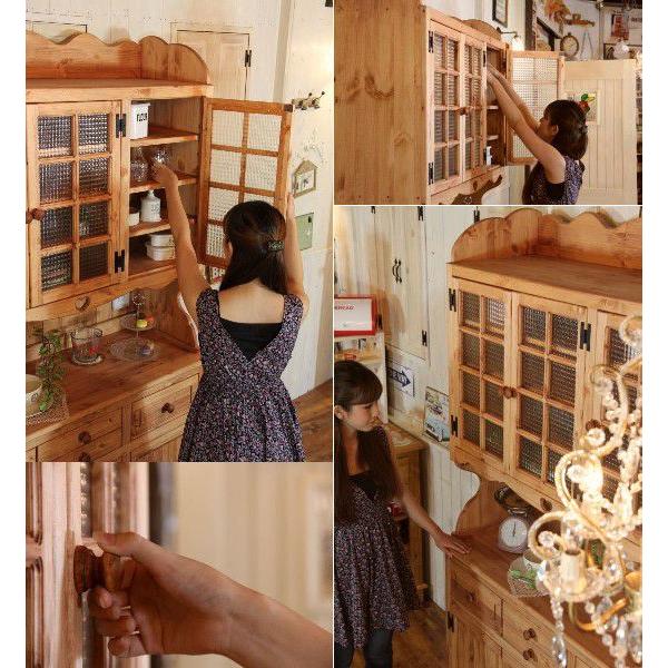 カントリー調食器棚 カントリー家具 ナチュラルカントリー カントリー調食器棚 カントリー家具 ナチュラルカントリー