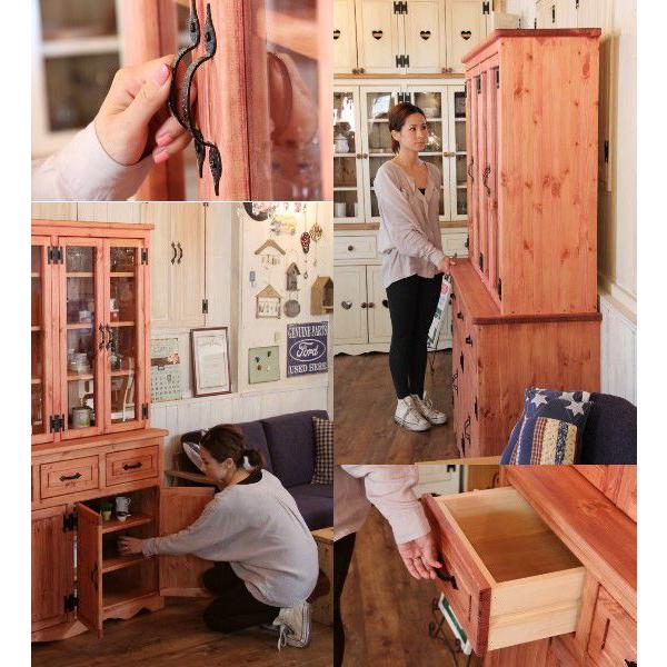 カップボード 幅120 カントリー 家具 日本製 手作り 木 木製 カップボード 幅120 カントリー 家具 日本製 手作り 木 木製