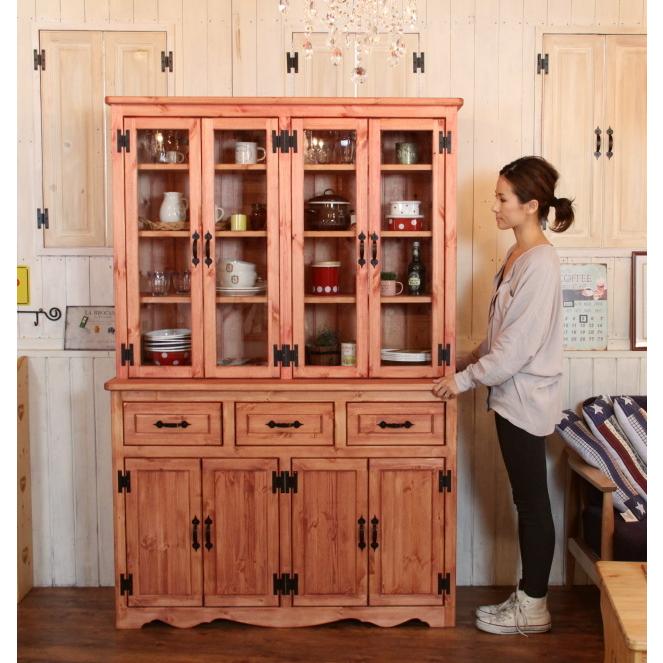 カップボード 幅120 カントリー 家具 日本製 手作り 木 木製 カップボード 幅120 カントリー 家具 日本製 手作り 木 木製