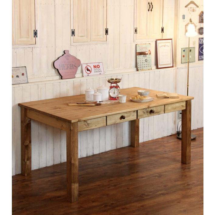 COUNTRY・ダイニングテーブル4本脚タイプ ダイニングテーブル