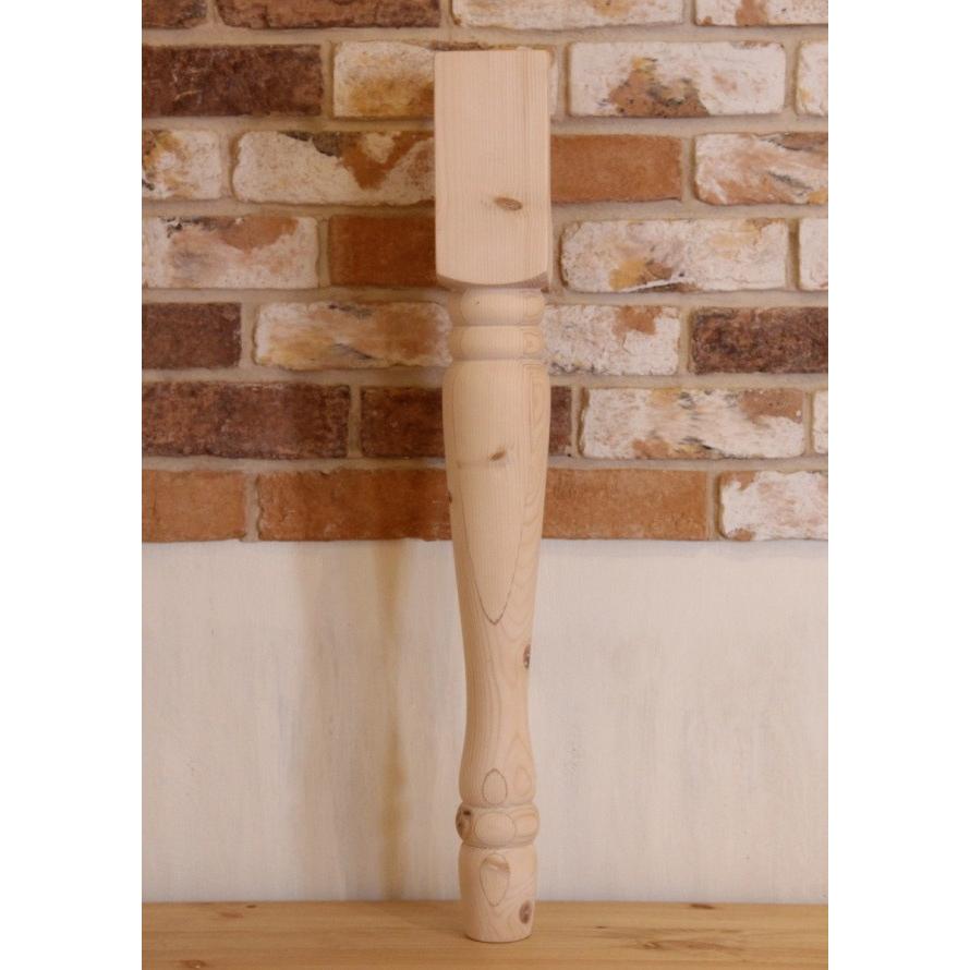 ロクロ脚 90角 H715mm】テーブル テーブル脚 デスク 机 ろくろ脚