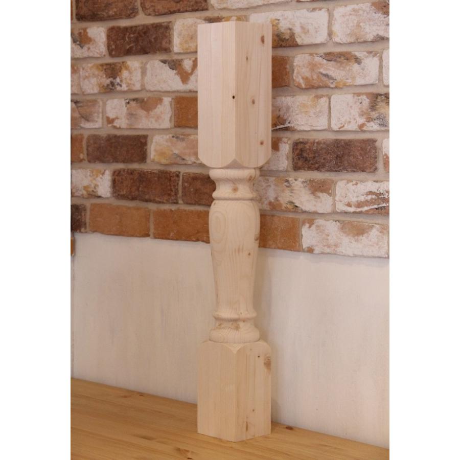 ロクロ脚 90角 H720mm】テーブル テーブル脚 デスク 机 ろくろ脚