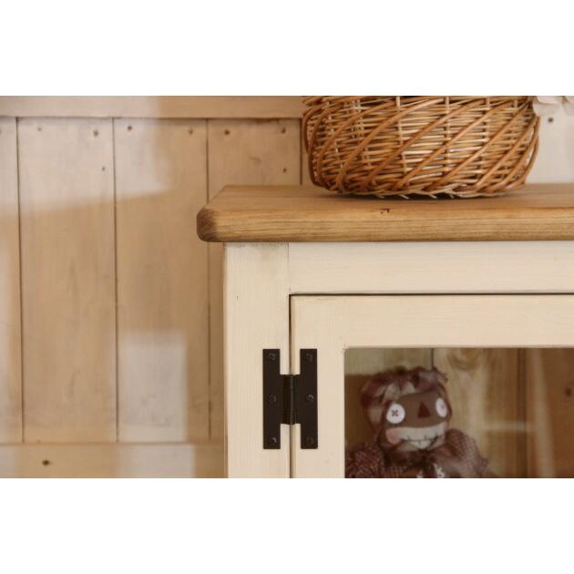 日本製】NC・ガラスキャビネット・W900 電話台 FAX台 収納台