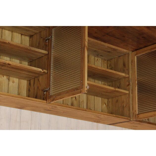 吊戸棚 カントリー キッチン 吊り戸棚 9 W2550 オーダー家具 完成品