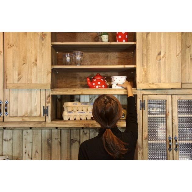 カントリー カップボード W1900 オーダー家具 サイズ変更可能 選べる