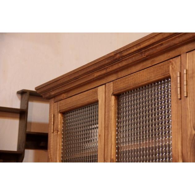 日本製】4ガラスドア・クラシックカップボード・W1570 クラシック