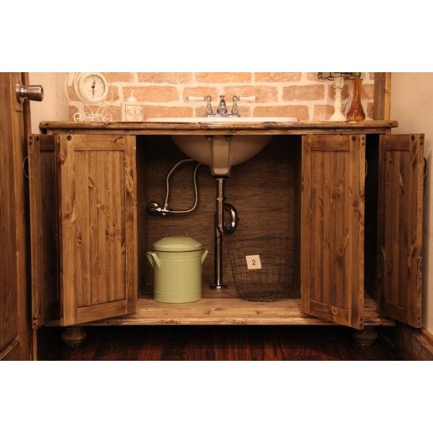 洗面台 クラシック ウォッシュスタンド ミラー付き W1200 ウォッシュ