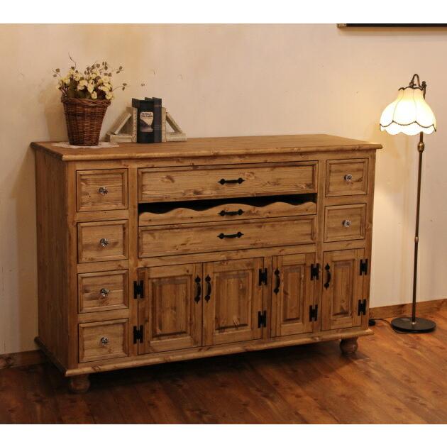 日本製】8チェスト・クラシックキャビネット・W1480 クラシック