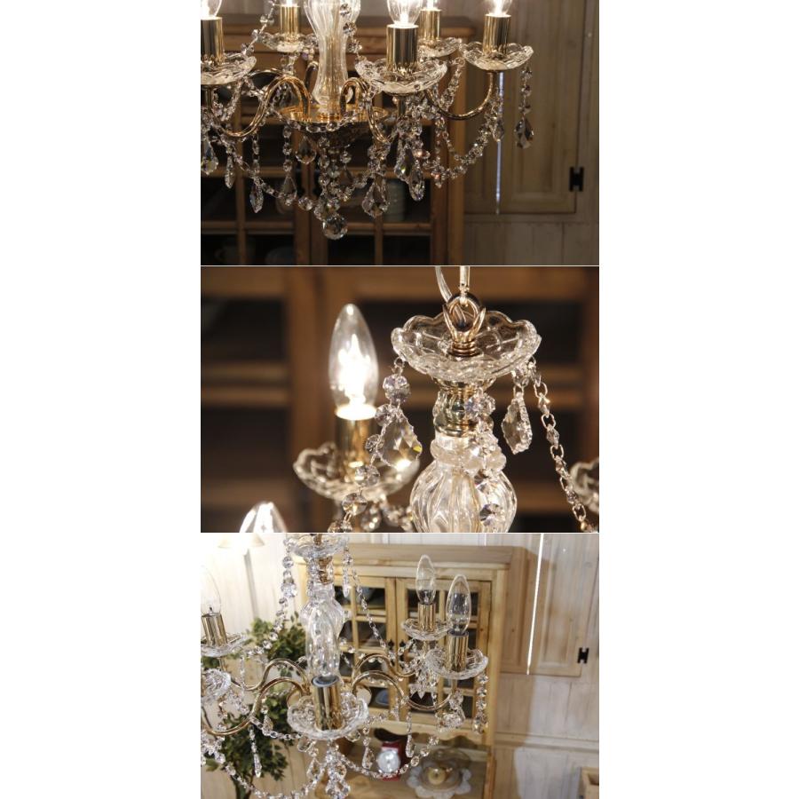 OS-001/6 GD SWDX 6灯シャンデリア LED対応 フレンチ ゴールド 6灯 6畳