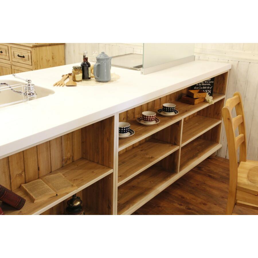 カントリー キッチン 50 W2435 アイランド型 対面型 カウンター