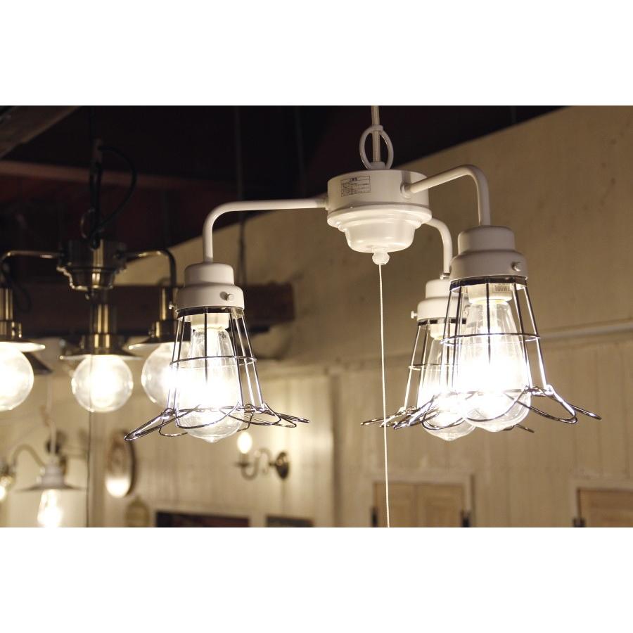 エジソン型 LED付き】ペンダントライト 天井照明 インテリア 3灯