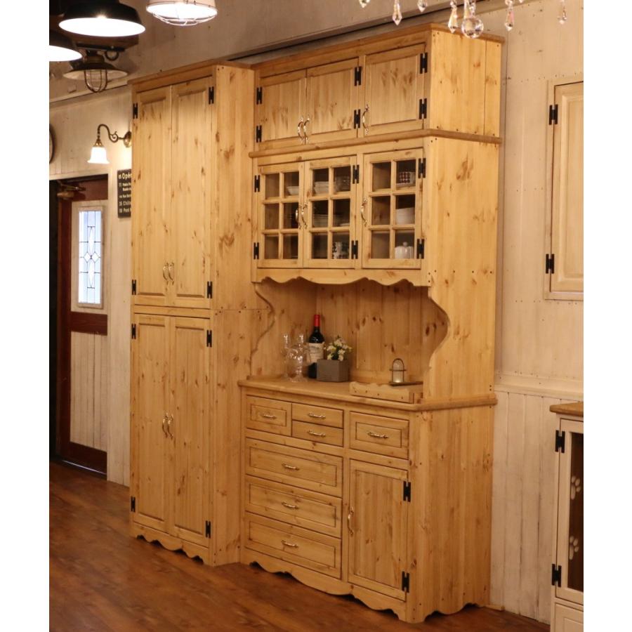 ナチュラルウッド 食器棚 引き出し式 パントリー Flene/フレーネ 光沢木目のパントリー 幅65cm奥行44cm 通販 - ディノス